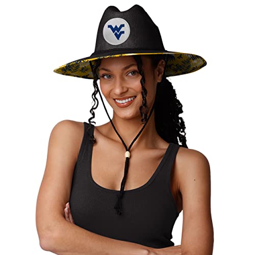 Image of FOCO West Virginia Mountaineers NCAA Team Color Straw Hat