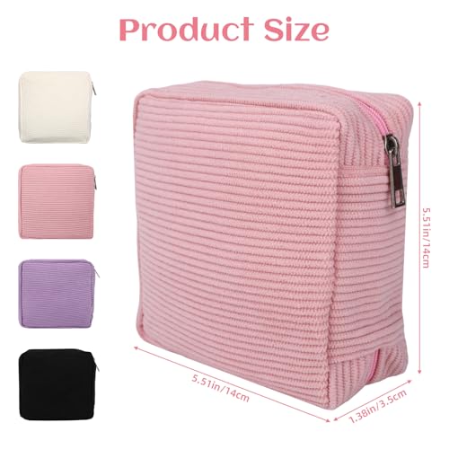 Image of 4Pcs Sanitary Napkin Storage Bag, Portable Period Bag for Teen Girls Woman
