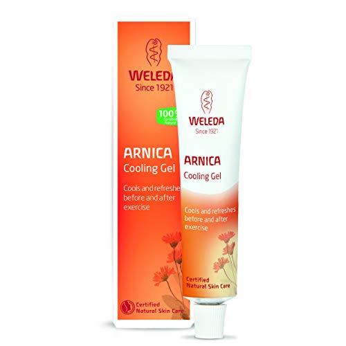 Weleda Cooling Arnica Gel, For Pre & Post Exercise, Helps Stimulate Blood Flow, For Massage, Non-Sticky, 100% Certified Natural, Vegan, 25g Weleda Cooling Arnica Gel, For Pre & Post Exercise, Helps Stimulate Blood Flow, For Massage, Non-Sticky, 100% Certified Natural, Vegan, 25g
