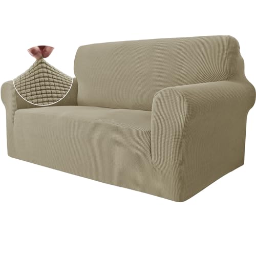 Ystyle Funda Sofa 2 Plazas, Fundas Sofa Elasticas, Caqui
