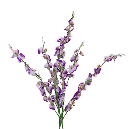heDIANz 1Pc Artificial Orchid Flower Garden Home Wedding Holiday Craft DIY Party Decor Purple