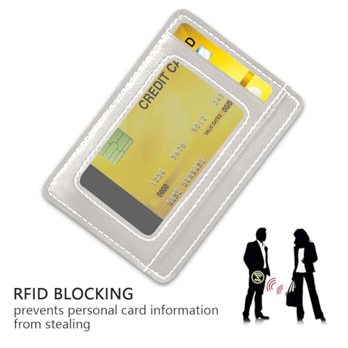 JUNZAN Slim Wallet Card Holders for Men Women Cartoon Strawberries Minimalist Front Pocket Wallets Small Card Case RFID Blocking3