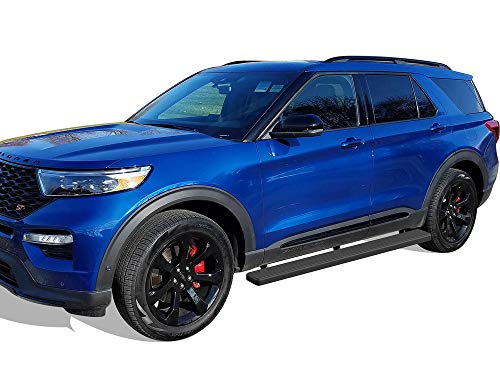 Estribos Tuxtreme 5 pulgadas Negro Mate Ford Explorer 2020-2026 miniatura 6