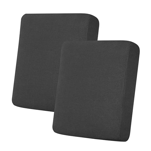 Image of Easy-Going Stretch 2 Pieces Loveseat Couch Cushion Cover for 2 Seat
