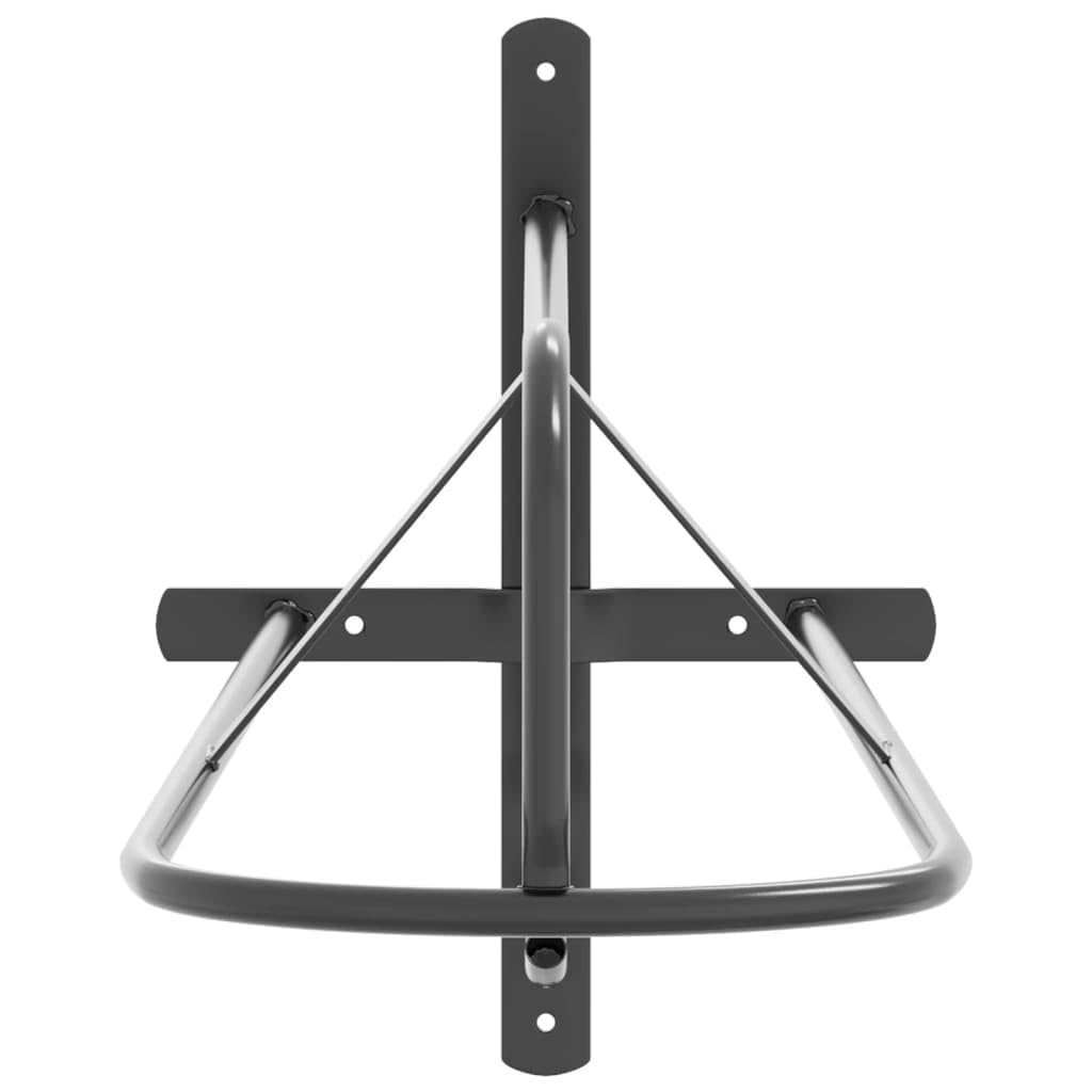 Soporte para Sillas de Montar de Pared - Organizador de Equipo Equestre, Negro, Hierro, 57 x 22,5 x 30 cm