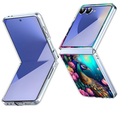 Coque Galaxy Z Flip 7 Bcov paon mandala antichoc rigide