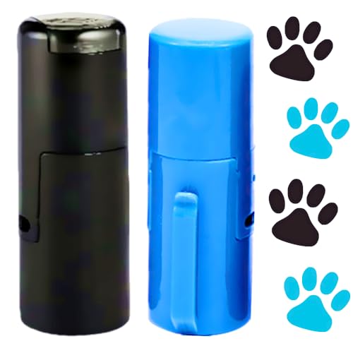 Personalized Paw Print Stamp Custom Worksheet Card Stamp Personalized Custom More Than 2000 Times(Paw Print)