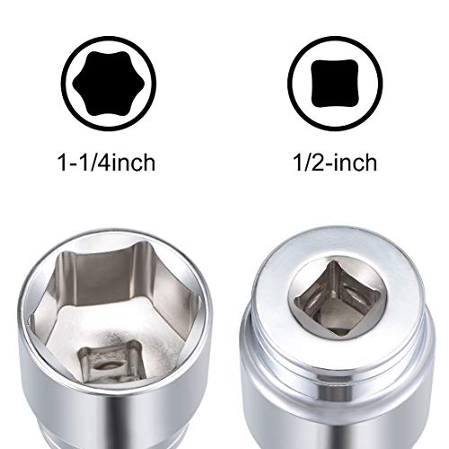 Sourcing map 1/2 Pollici Guida 6 Punto Presa Poco