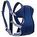 Marsupio Neonati Ergonomico Regolabile Portantina Bebè Marsupio Neonati Marsupio Bambino in Tessuto Traspirante per Cinghia da Trasporto per Neonati da 3,5-15 kg (Blu Navy, Regolabile)