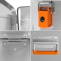 Alubox Metallkiste EASY 60 Liter silber Alu glänzend – Ansicht 5
