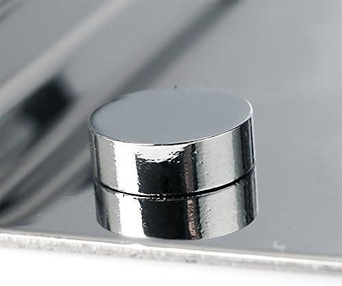SAYAYO Mirror Screws Cap Cover Nails 15.5mm Dia, Brass Chrome Finished, 12 Pcs, EZS007-12P