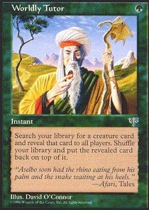 Magic: the Gathering - Worldly Tutor - Mirage