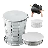 ケイヨウ 折りたたみスツール 耐荷重120kg 軽量1.26kg コンパクト収納 アウトドアチェア 簡易トイレ機能 凝固剤・専用袋付き 防災グッズ テーマパーク 花火大会 運動会 キャンプ 釣り フェス 待ち時間用 グレー 【KEIYO公式ショップ】AN-S137GY