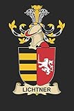 lichtner beton  Lichtner: Lichtner Coat of Arms and Family Crest Notebook Journal (6 x 9 - 100 pages)