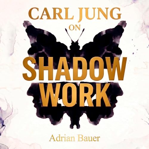 Diseño de la portada del título Carl Jung on Shadow Work