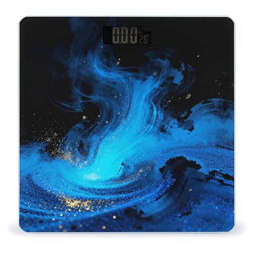 Báscula digital de baño BTCOWZRV con pantalla LCD miniatura 1