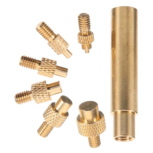 Homoyoyo Metal Panel Brass Heat Set Insert Tool for 3d Printer Parts, Threaded Inserts for Plastic, Soldering Iron Tips 