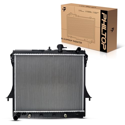 Image of PHILTOP Core Radiator Compatible with 2006-2007 H3, 2008-2010 H3 3.7L, 2009-2012 Colorado 5.3L, 2009-2012 Canyon 5.3L, 2009-2010 H3T 3.7L Transmission Oil Cooler Included
