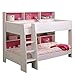 Produktbild Jugendmöbel24.de Etagenbett weiß inkl Regale + Rückwand + Boden für Matratzen Stockbett Doppelstockbett Hochbett Spielbett Kinderbett Kinderzimm