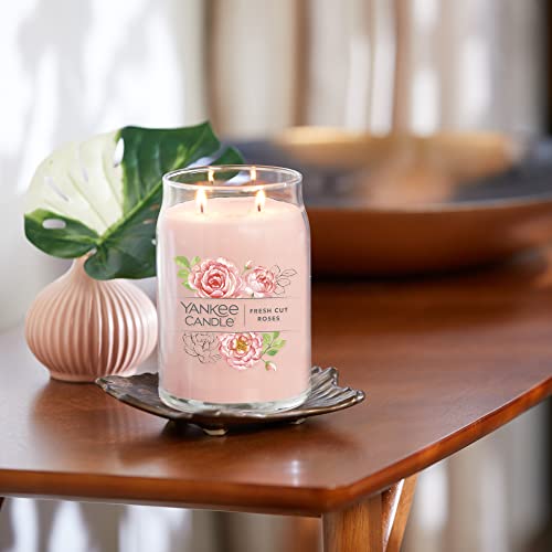 Yankee Candle 1630682 Fresh Cut Roses Scented, Signature 20Oz Large Jar 2-Wick Candle thumb #3