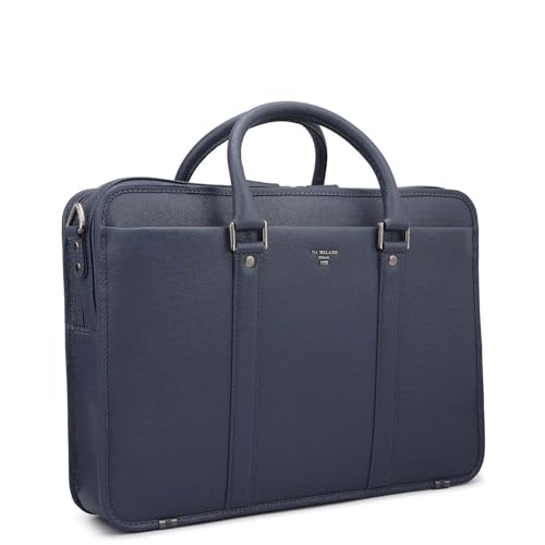 Image of Da Milano Leather Laptop Bag for Men & Women - Fits Up To 15 inch Laptop (1986A)