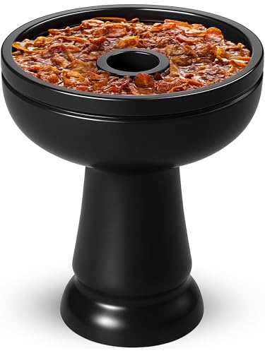 Black Silicone Hookah Bowl Set Silicone Hookah Head Bowl Premium Shisha Bowls Phunnel Hookah Bowls for Smoking - Hookah Top