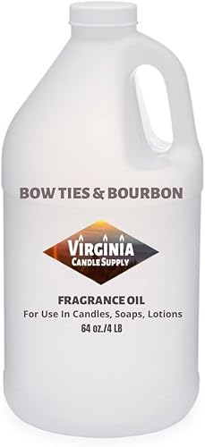 Pajaritas y aceite de fragancia Bourbon (nuestra versión de la marca) (jarra de 64 onzas) para fabricación de velas, fabricación de jabón,