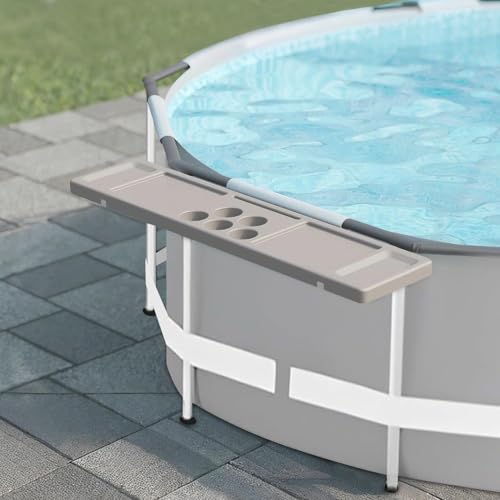 Plateau de piscine pliable pour apéritif réussi et baignade hors sol