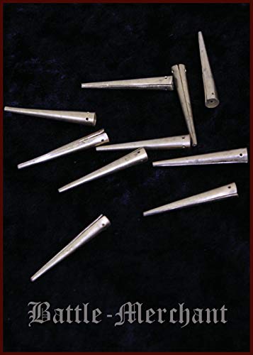 Battle-Merchant 10 Pcs Brass Nestle Tips Straight Edge