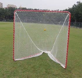 Martin Sports Lacrosse Goal, Backyard Net Goal, Heavy-Duty Frame, 6'x6'x7'