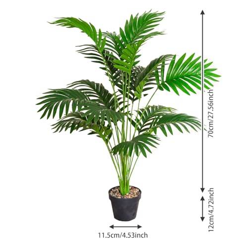 Faux palmier Areca intérieur plante artificielle verte 18 branches - 3