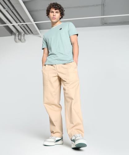 Image of Puma Men Cotton Solid Classic Fit T-Shirt