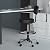 Boss Office Products B16245-BK Be Well Medical Spa Drafting Stool with Back, Black