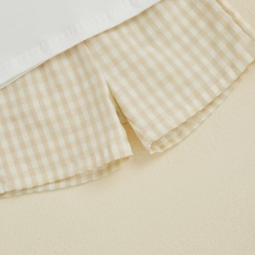 Summer Baby Boy Clothes Short Sleeve Front Pocket Tshirt Plaid Shorts Set 6 12 18 24 Months 2T 3T 4T Toddler Outfit 7