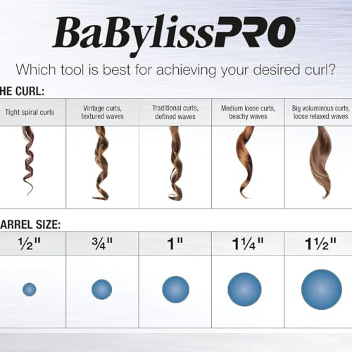 BaBylissPRO Nano Titanium Curling Wand