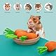 Niteangel Hamster-Kau- und Deko-Spielzeug – für syrische Zwerghamster, Rennmäuse, Mäuse, Lemming Degu oder andere kleine Haustiere (Karottenform, 6 Stück)