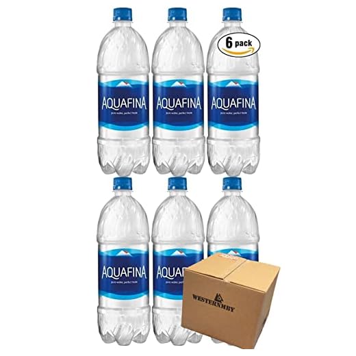 Aquafina Water, 33.8 fl oz, 6 bottles, total 202.8 fl oz