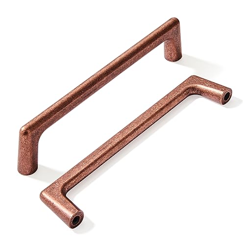 khtumeware 10 Pack 5(128mm) Vintage Drawer Pulls Antique Copper Cabinet Pulls Kitchen Hardware Cabinet Handles Drawer Handles Knobs.