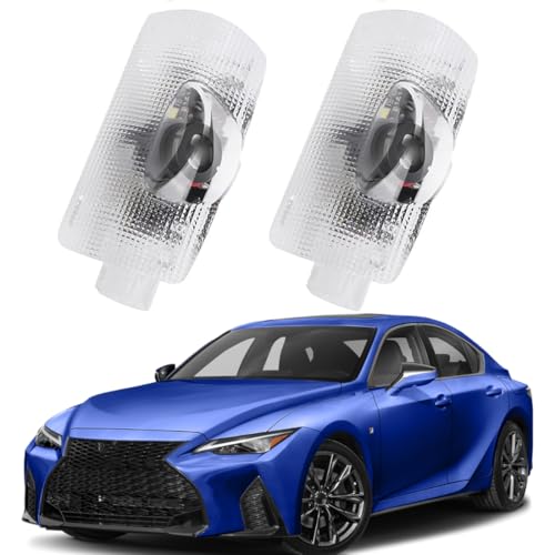 2-Pack Luces LED de Proyector con Logo Sport para Lexus miniatura 1