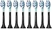 Price comparison product image Brightdeal Toothbrush Heads for Philips Sonicare - Electric Replacement Brush Heads Compatible with Sonicare DiamondClean, Protectiveclean, HealthyWhite, Plaque Defence - 8 Pack Black