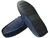 DUNLOP Mens Boris Moccasin Slippers Tartan Lining Navy size 9 UK #3