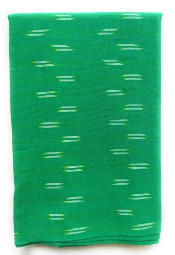 Image of Cotton Pochampally ikat unstitched blouse, Kurthi, long frock fabric material for women (1 meter, 2 meters & 3 meters)