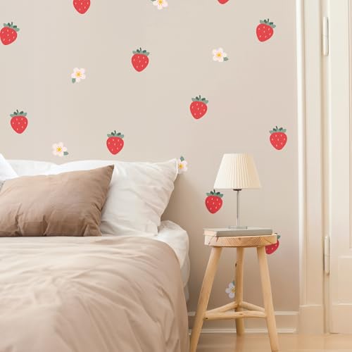 Vinilo Decorativo Removible Para Pared Infantil Fresa miniatura 2