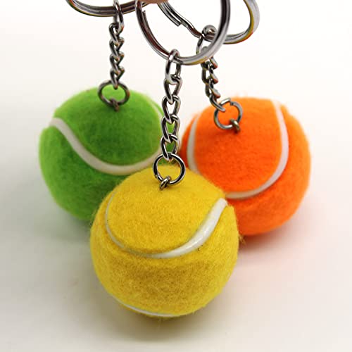 Fayemint 12 Pezzi Portachiavi Palla Tennis, 6