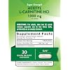 Nature's Truth Acetyl L-Carnitine 1000mg | 30 Capsules | Super Strength | Non-GMO & Gluten Free ALCAR Supplement