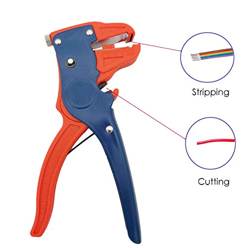 Wire Stripper, SunMine Automatic Wire Cutter Heavy Duty Tool 2 in 1 for Electronic and Automotive Repair - Thumbnail 6