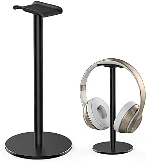 Full Aluminum Headphone Stand Headset Holder Gaming Headset Holder with Non-Slip Silicone Earphone