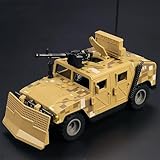 Military Vehicles Building Blocks Sets Compatible with Lego, Military Off-Road Vehicle Set, Army Model Kit, STEM Toys for Boys, Kids, and Teens Ages 8-14 (Khaki)