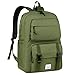 VASCHY Backpack for Men, Unisex Large Fashion Schoolbag Book bag Rucksack for High School/College/Work/Travel/Commuter Green