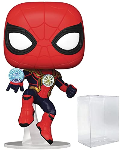 Spider-Man Marvel No Way Home in Integrated Suit Funko Pop! Figura de vinilo (incluye funda protectora compatible con Pop Box)